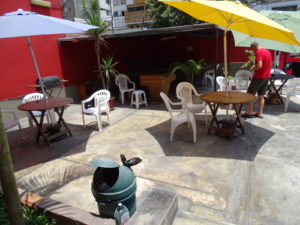 Patio des Hostals - unser "Wohnzimmer"